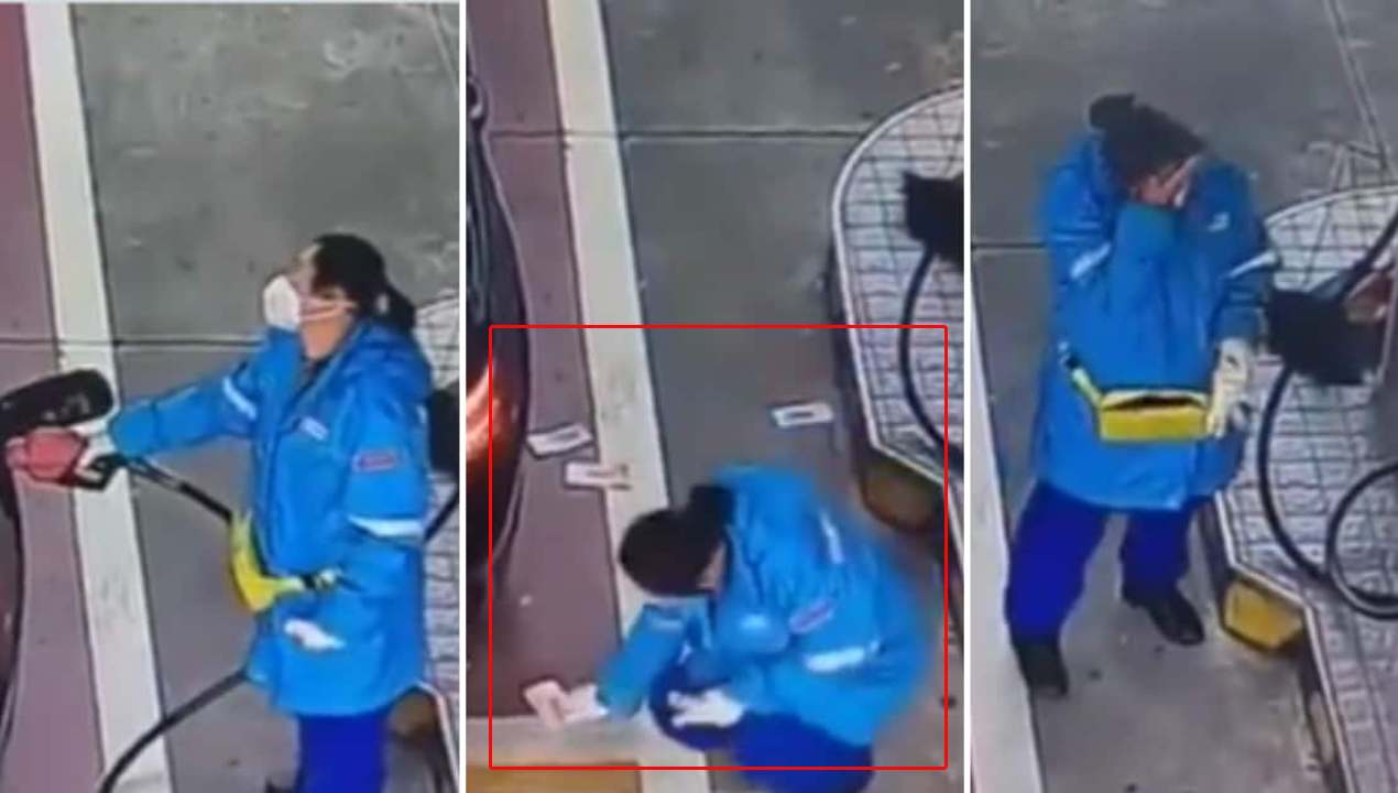 Mercedes Car Owner Throws Cash : డబ్బు మదం : బెంజ్‌ కారులో వచ్చి కరెన్సీ నోట్లు విసిరేసిన వ్యక్తి..కన్నీళ్లు పెట్టుకున్న మహిళ