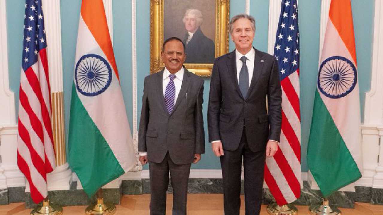 NSA Ajit Doval: అమెరికా సెక్రటరీతో అజిత్ ధోవల్ భేటీ.. రక్షణ రంగ సహకారంపై చర్చ