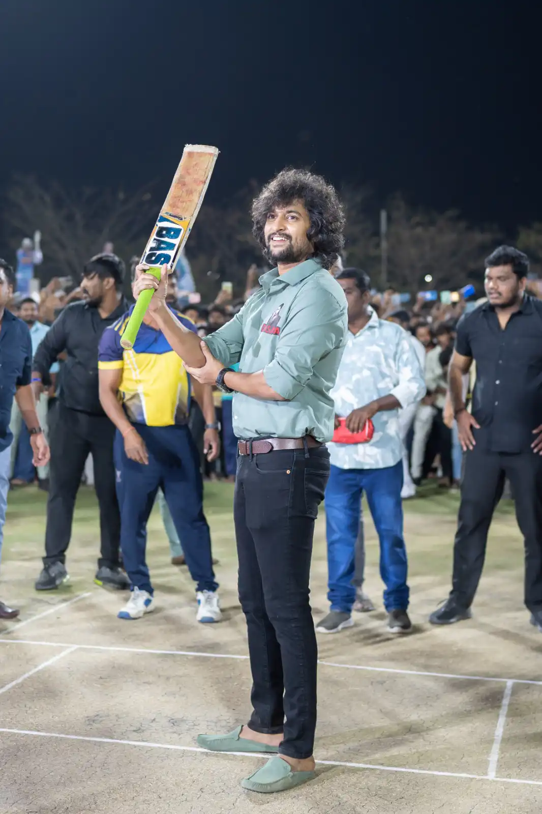 CM KCR Cricket Trophy Launch by Nani, Ambari Rayudu and Harish Rao at Siddipet