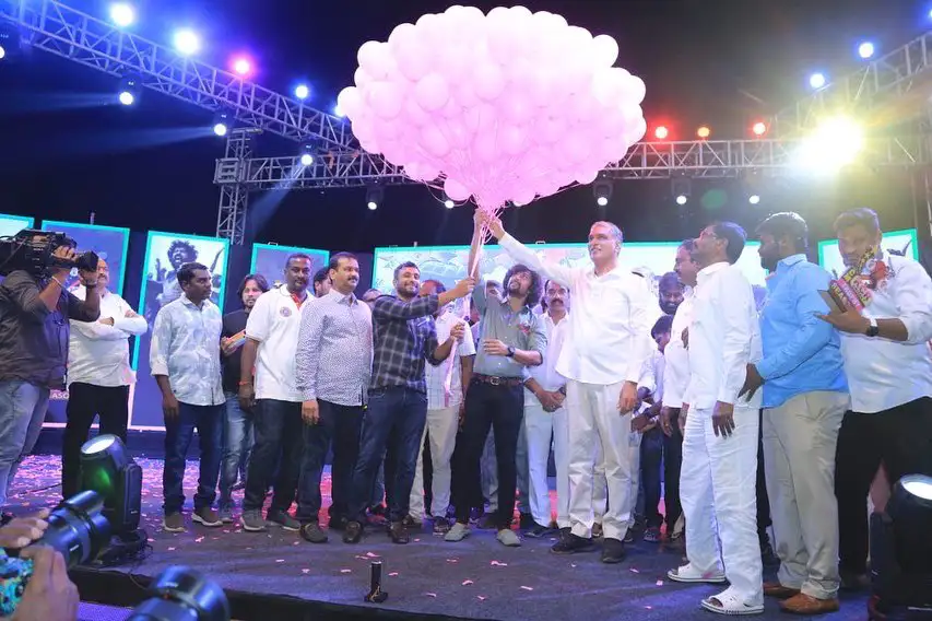CM KCR Cricket Trophy Launch by Nani, Ambari Rayudu and Harish Rao at Siddipet