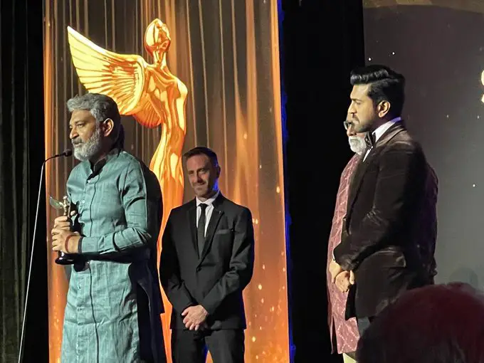 RRR Team at Hollywood Critic Association Awards Event