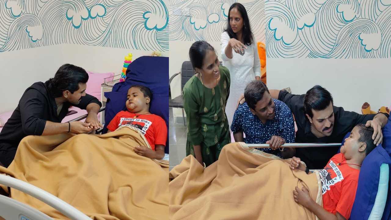 Ram Charan : కాన్సర్‌తో పోరాడుతున్న అభిమాని కోరికను తీర్చిన రామ్‌చరణ్..