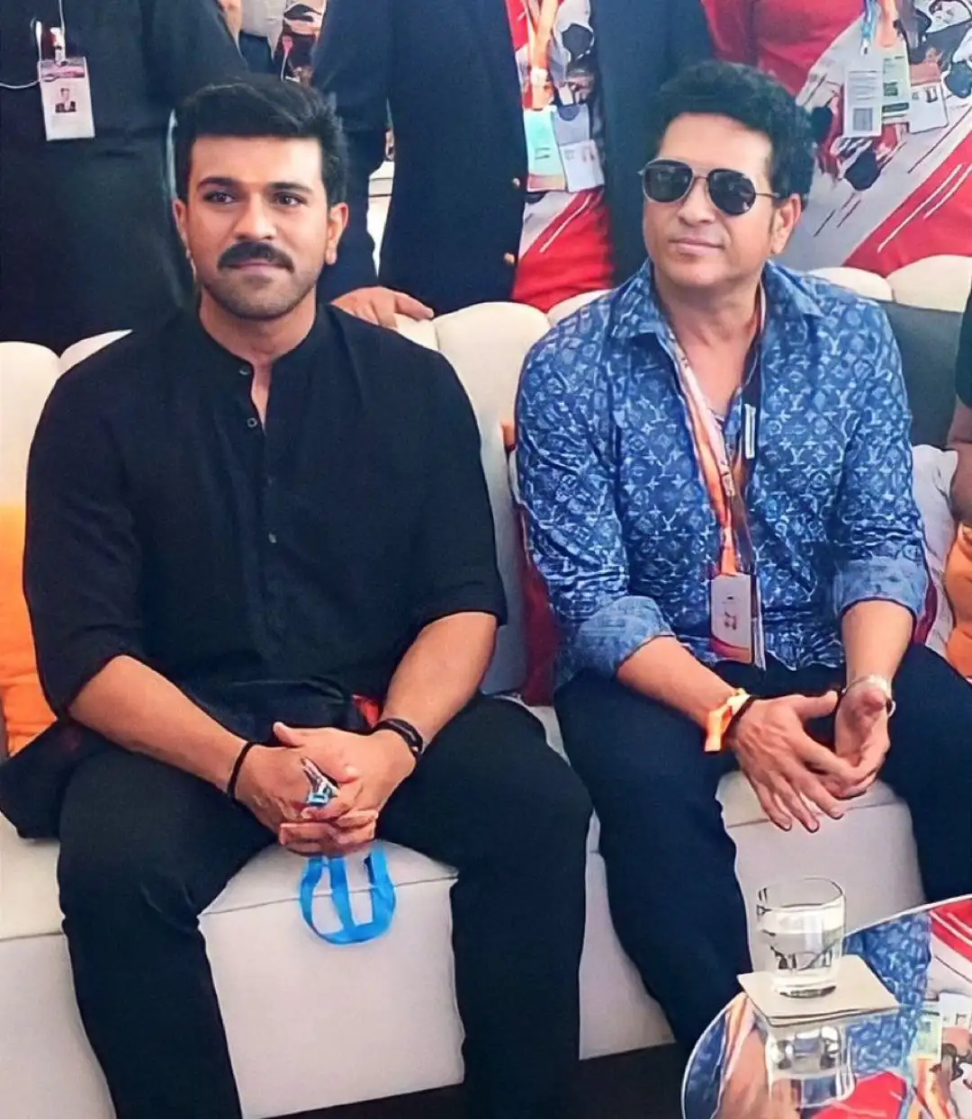 Ram Charan at Formula E car Racing and meets other celebrities