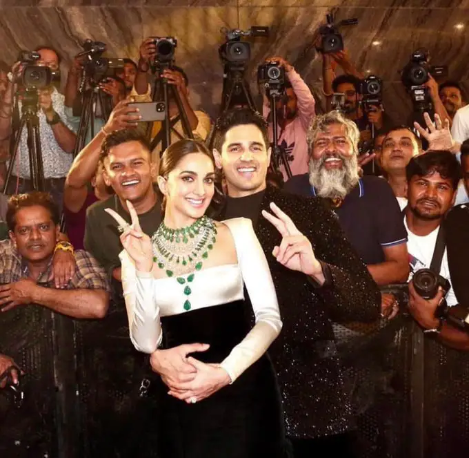 Sidharth Malhotra and Kiara Advani Reception Event at Mumbai