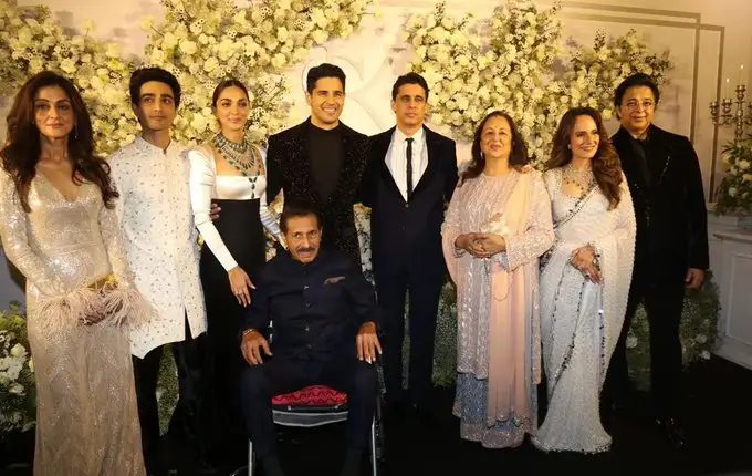 Sidharth Malhotra and Kiara Advani Reception Event at Mumbai