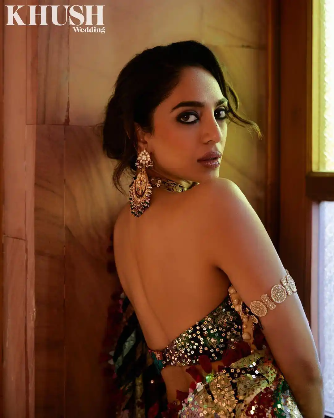 Sobhita Dhulipala still for wedding magazine