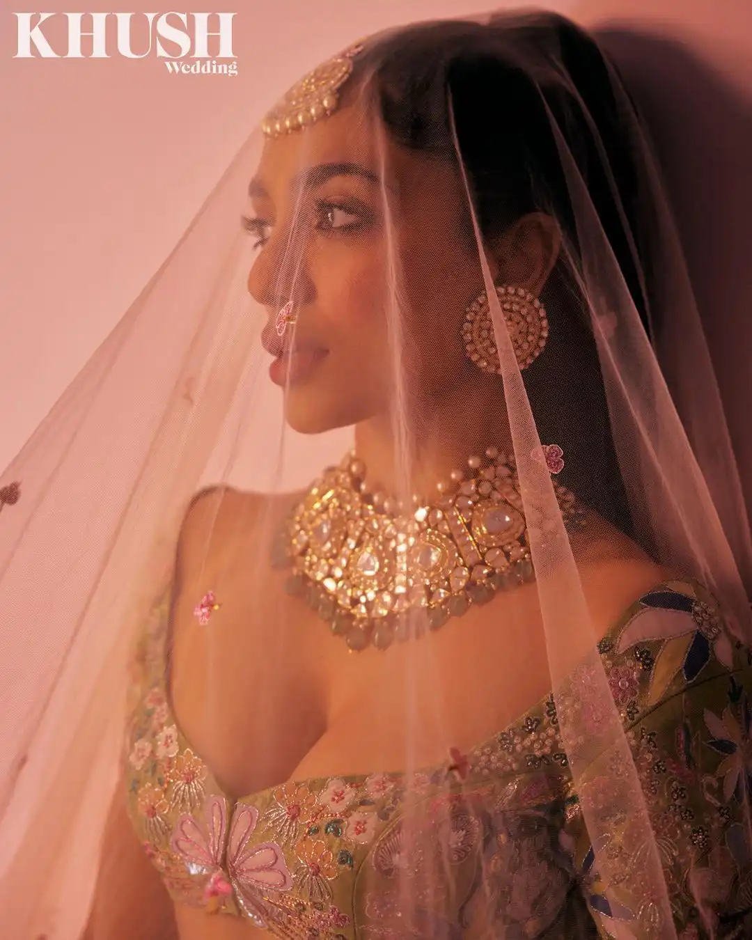 Sobhita Dhulipala still for wedding magazine