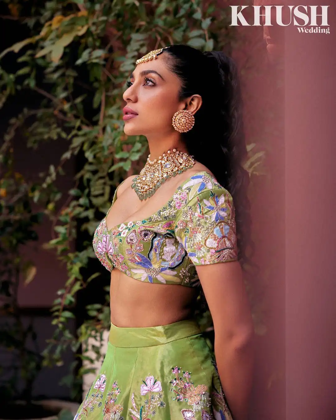 Sobhita Dhulipala still for wedding magazine