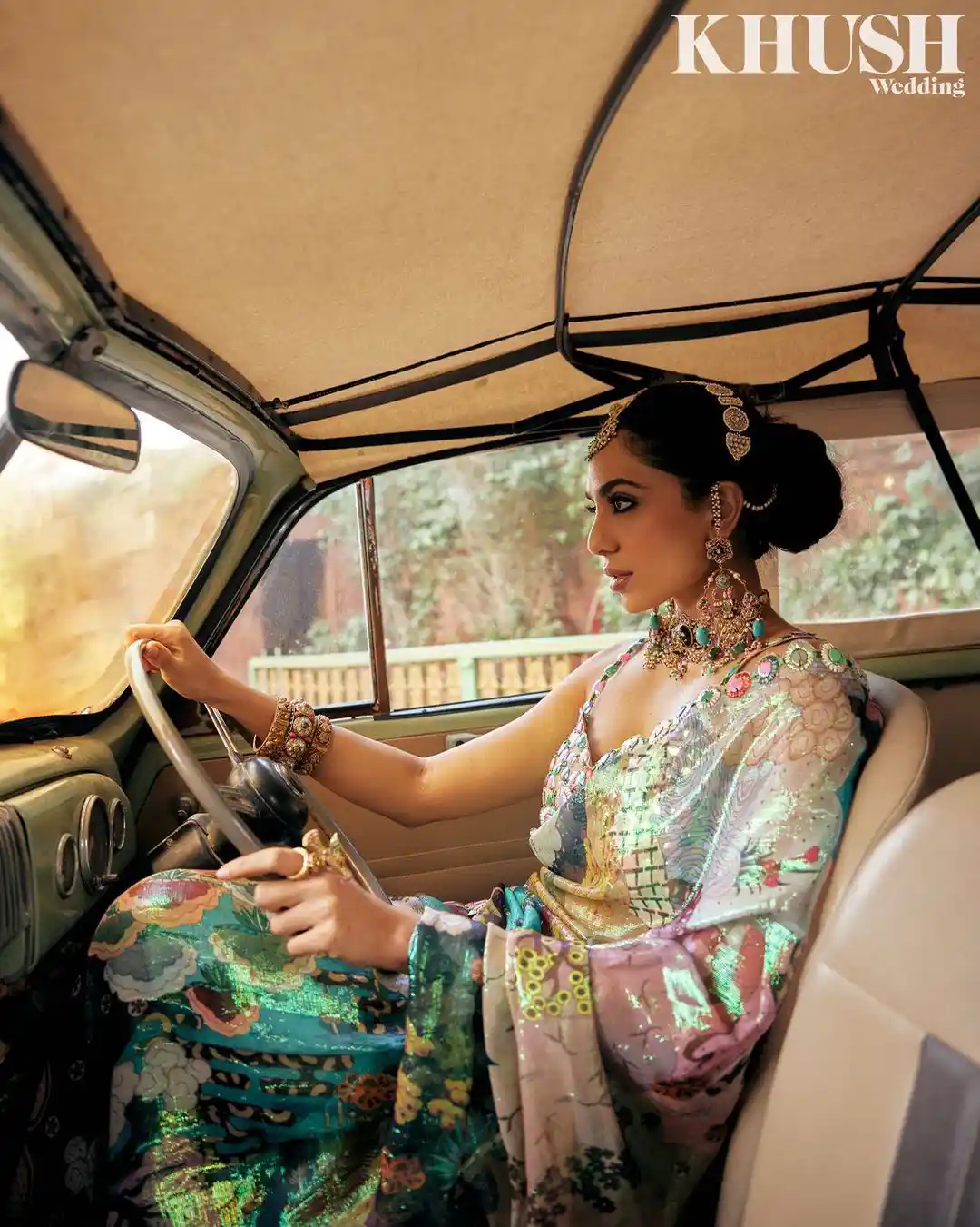 Sobhita Dhulipala still for wedding magazine