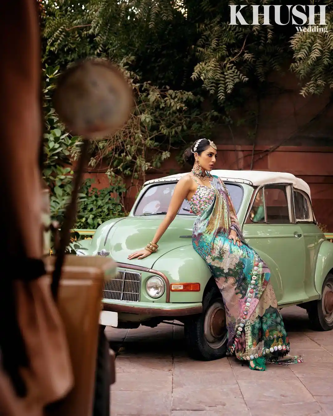 Sobhita Dhulipala still for wedding magazine