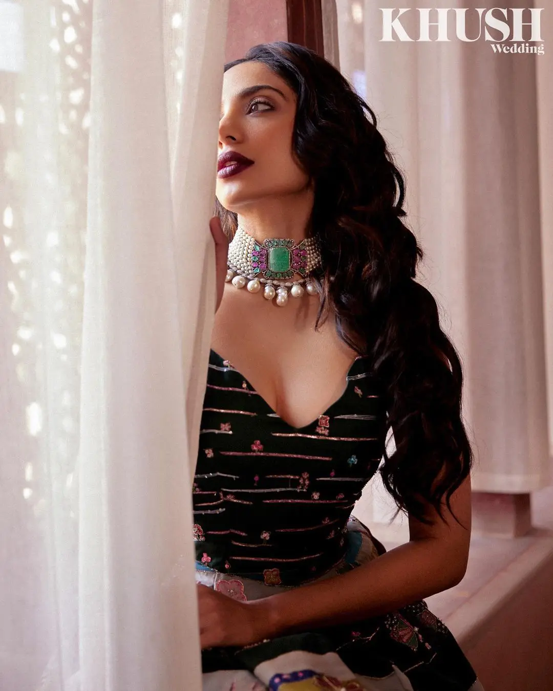 Sobhita Dhulipala still for wedding magazine