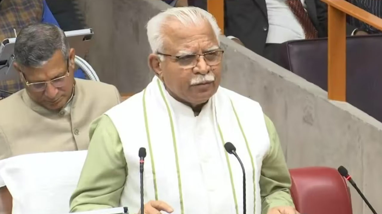 Haryana Budget 2023: ‘సంక్షేమ బడ్జెట్’ ప్రవేశపెట్టిన హర్యానా సీఎం ఖట్టర్