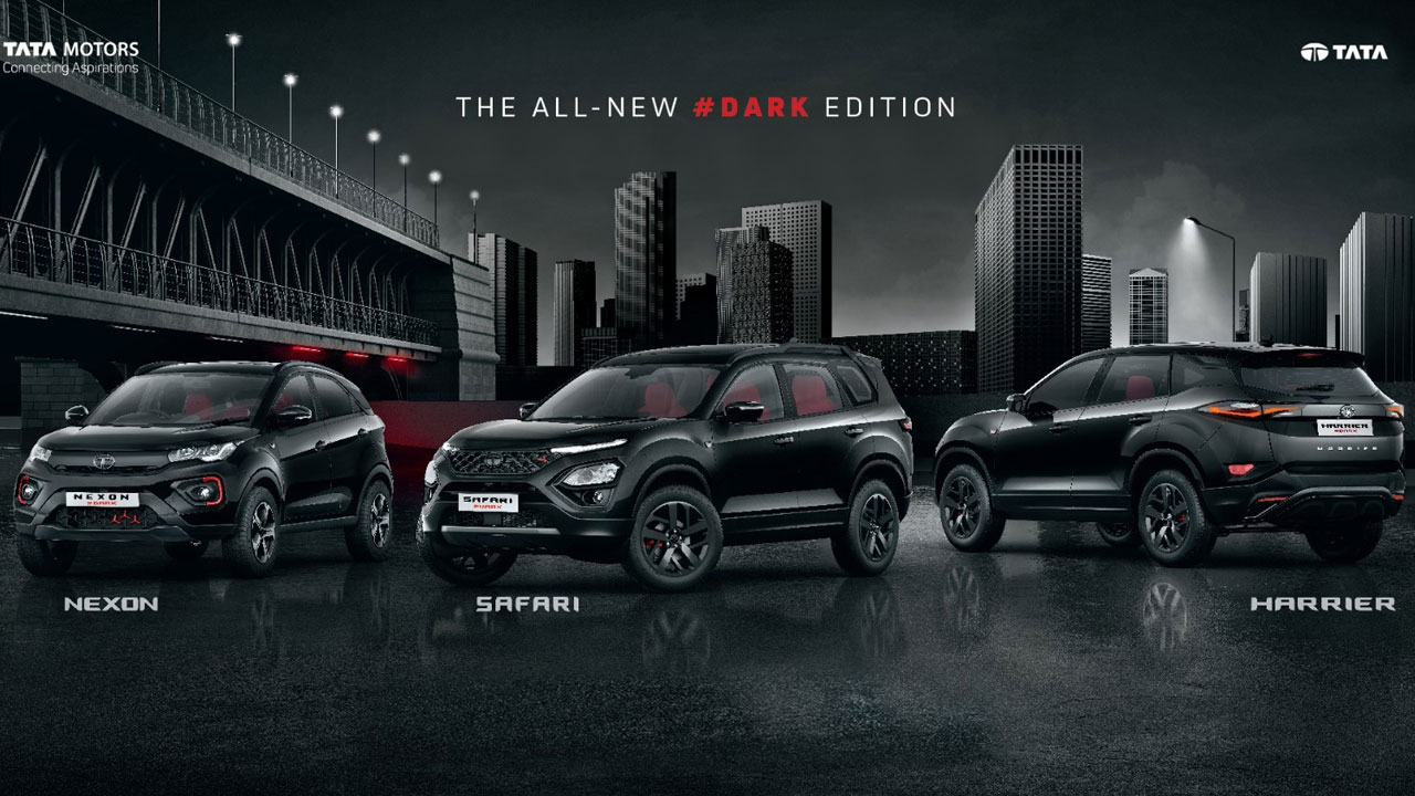 TATA: డార్క్ లుక్కులో అదరగొడుతున్న నెక్సాన్, హ్యారియర్, సఫారి.. ఉత్తమ ఫీచర్లద్ది తెచ్చామన్న టాటా మోటర్స్