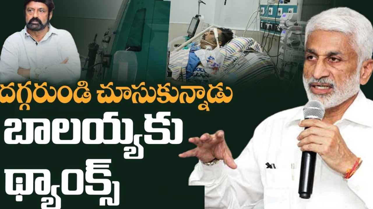 Vijayasai Reddy Thanks Balakrishna : బాలకృష్ణకు విజయసాయి రెడ్డి థ్యాంక్స్.. ఎందుకు చెప్పారంటే..