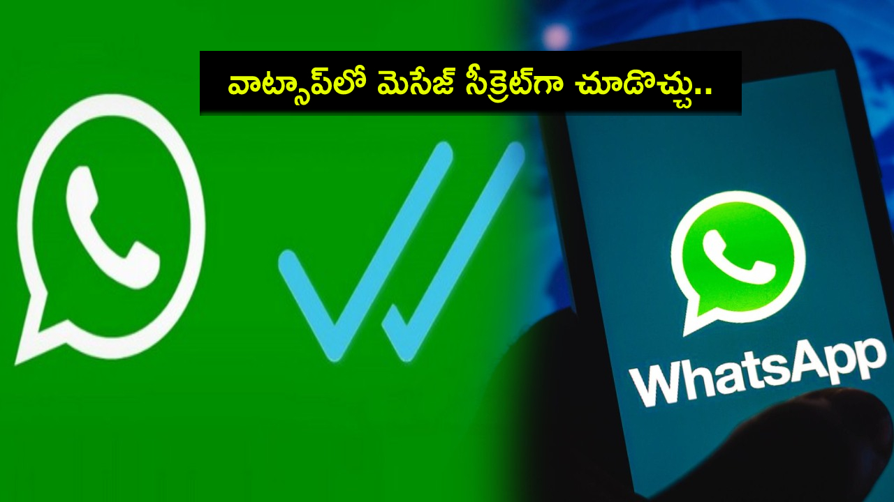 WhatsApp Messages : వాట్సాప్‌లో మెసేజ్ పంపినవారికి తెలియకుండా ఎలా చదవాలో తెలుసా?
