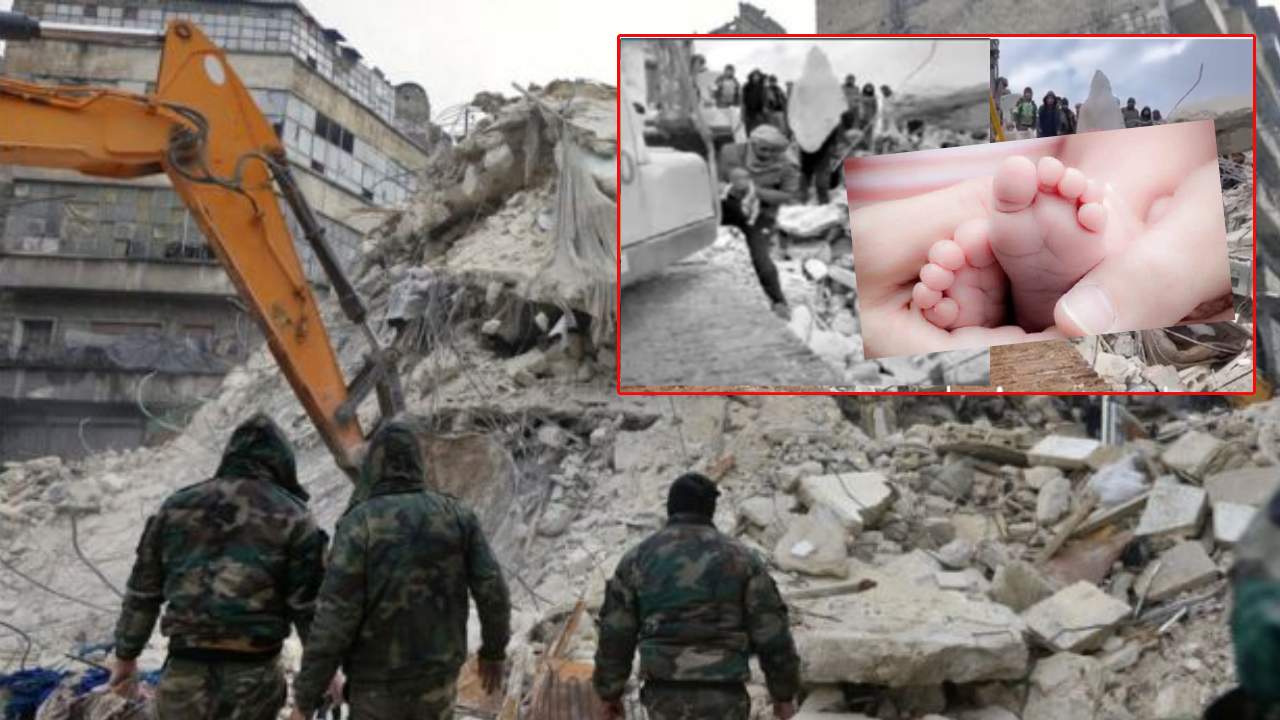 Syria earthquake : సిరియా భూకంప శిథిల్లాల్లోనే ప్రసవం .. బిడ్డకు జన్మనిచ్చి మరణించిన మహిళ