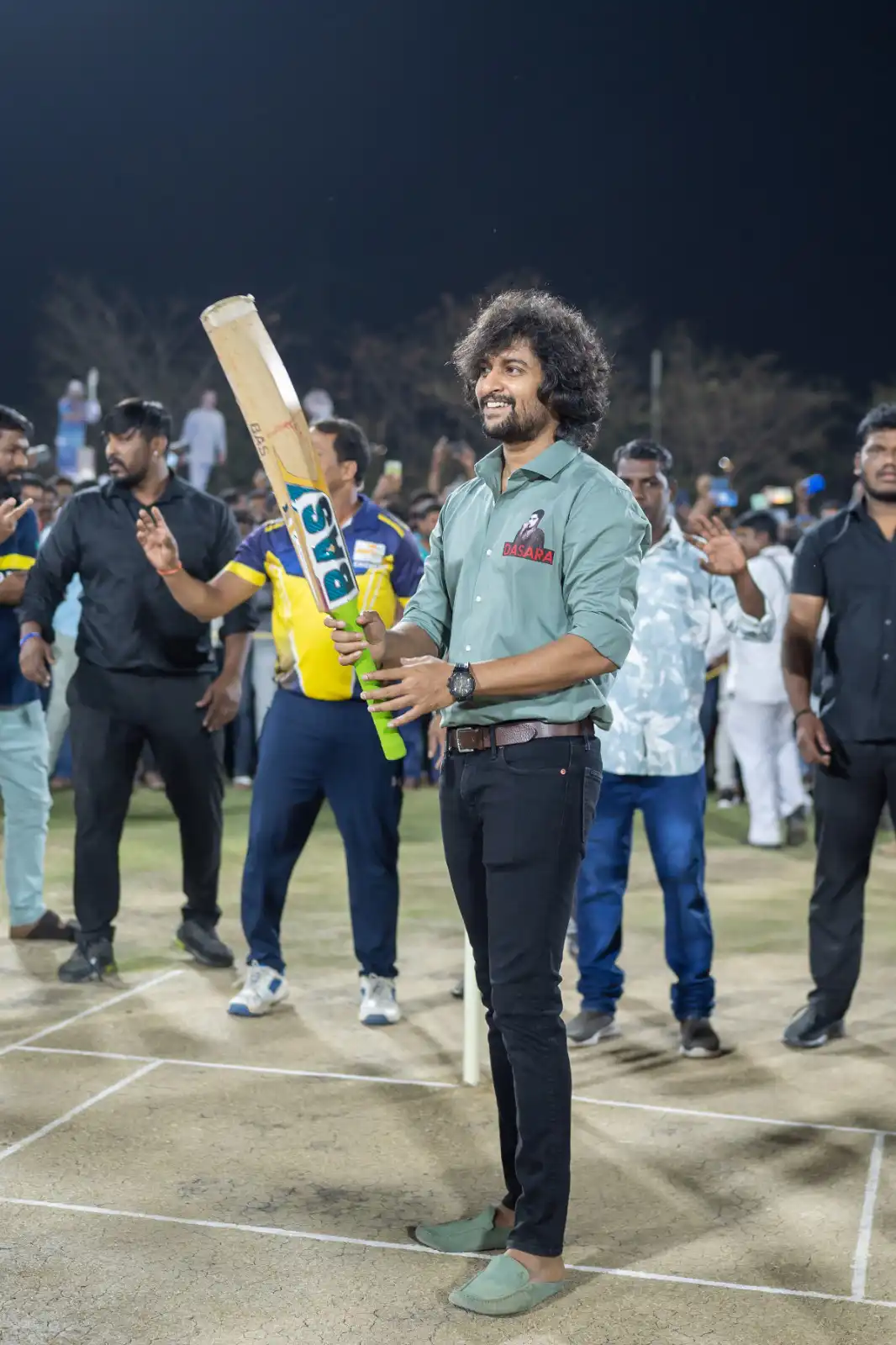 CM KCR Cricket Trophy Launch by Nani, Ambari Rayudu and Harish Rao at Siddipet