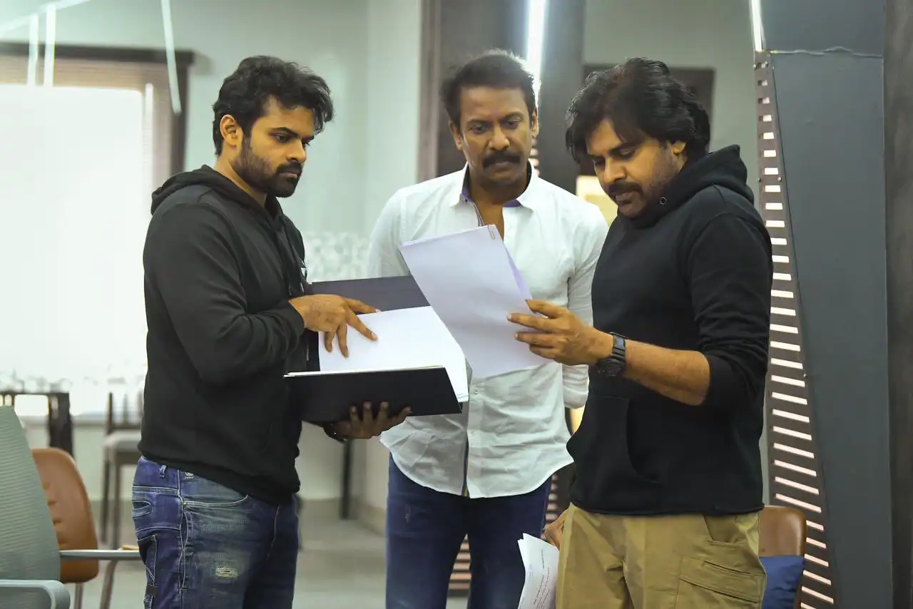 Pawan Kalyan and Sai Dharam Tej new movie opening gallery