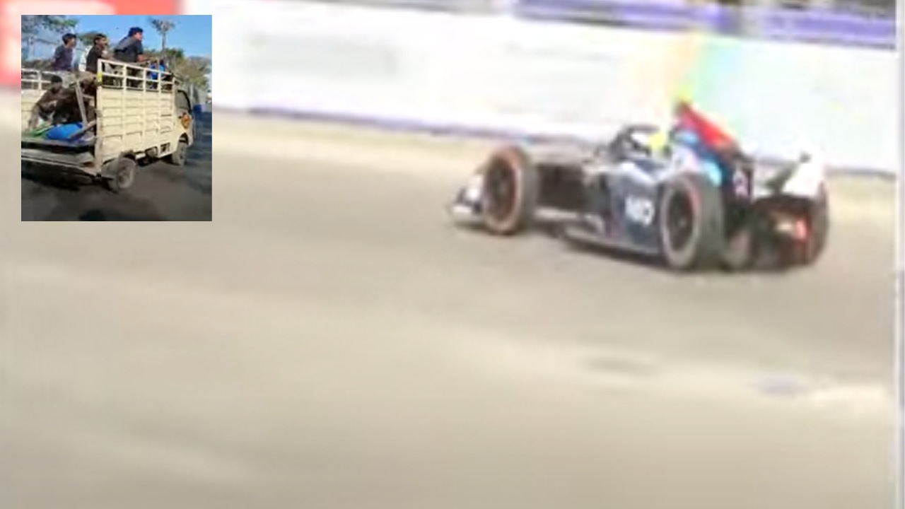 Formula Racing : ఫార్ములా ఈ రేసింగ్ ట్రాక్ పై గందరగోళం