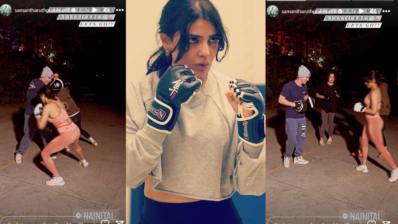 Samantha : తెల్లవారుజామున 8 డిగ్రీల ఉష్ణోగ్రతలో.. సమంత బాక్సింగ్ ప్రాక్టీస్.. ఎవరితోనో తెలుసా?