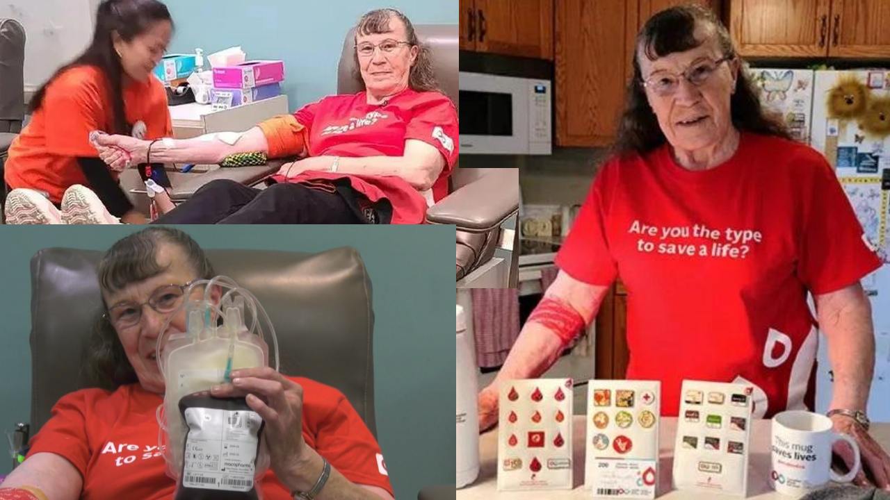 Josephine Michaluk : 96 లీటర్లు రక్తాన్ని దానం చేసిన 80 ఏళ్ల బామ్మ .. మానవత్వాన్ని వరించిన గిన్నిస్‌ రికార్డు