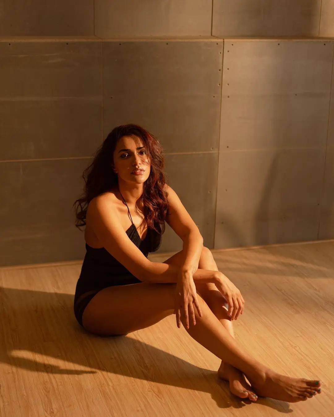 Akshara Gowda Stunning Photos in Black Dress