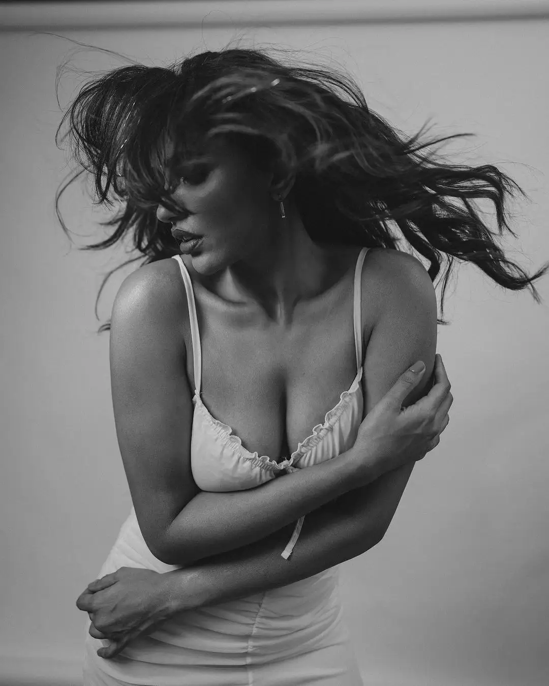 Akshara Gowda Stunning Photos in White Dress