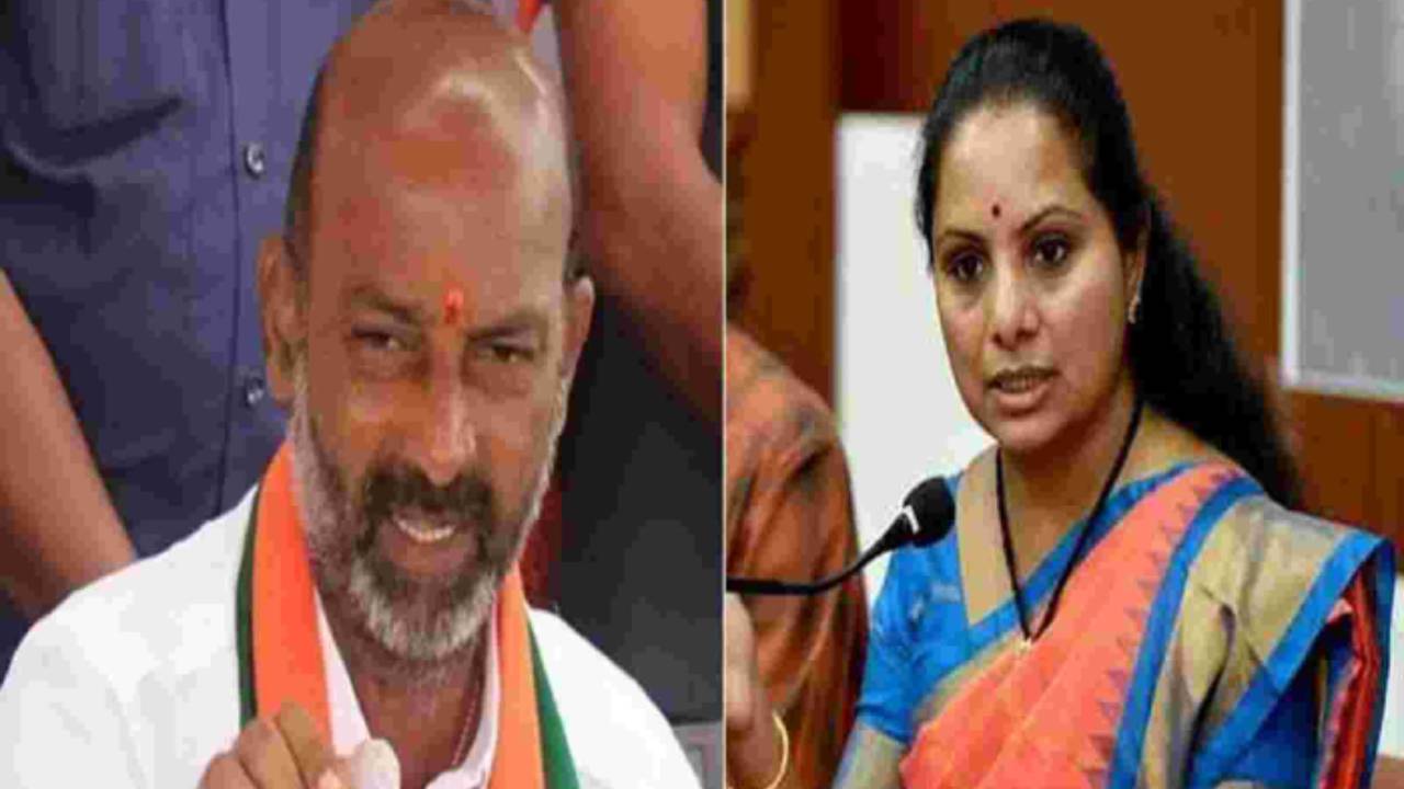 Telangana : లిక్కర్ స్కామ్‌లో అడ్డంగా బుక్కైన కవితను అరెస్ట్ చేయకుండా ముద్దు పెట్టుకుంటారా? బండి సంజయ్