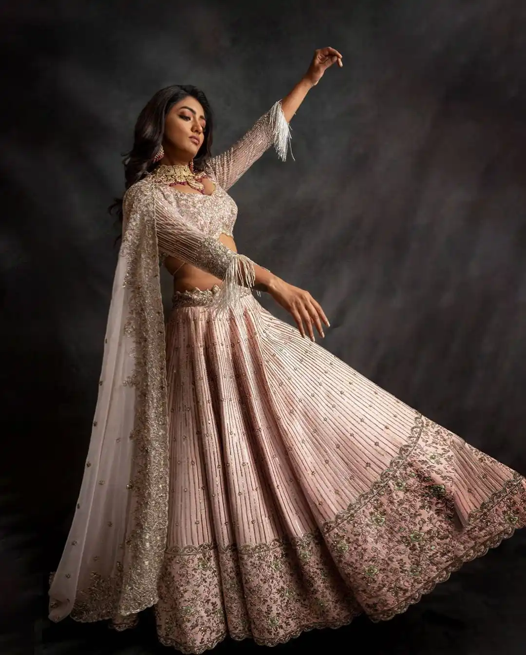 Eesha Rebba shines in Ghagra Choli at Fashon Show