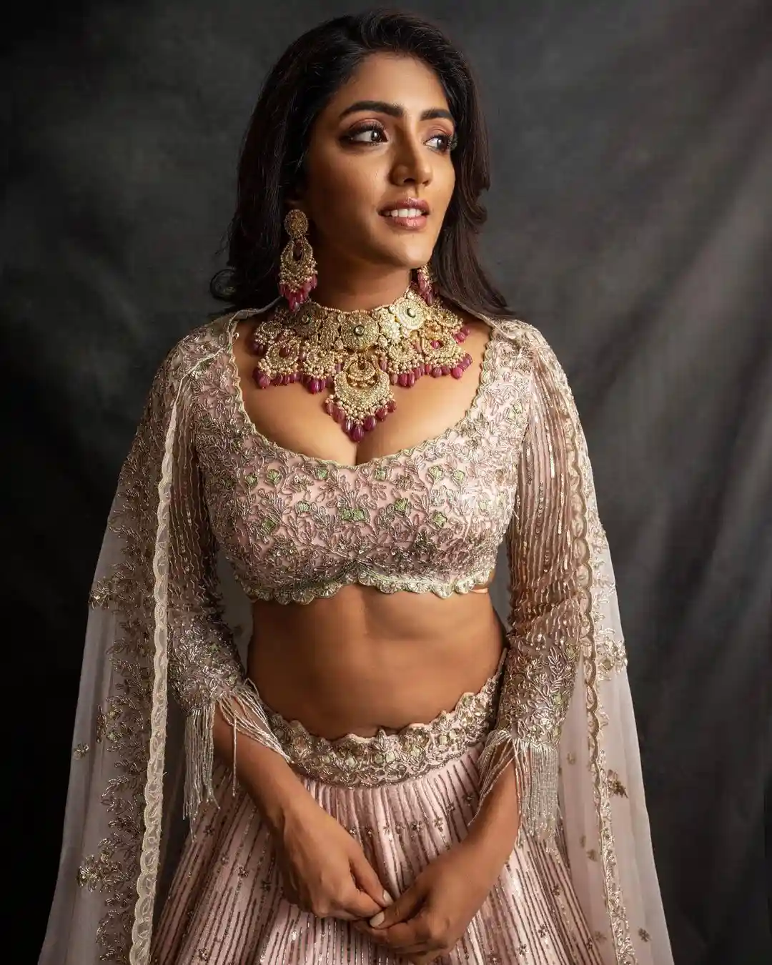 Eesha Rebba shines in Ghagra Choli at Fashon Show