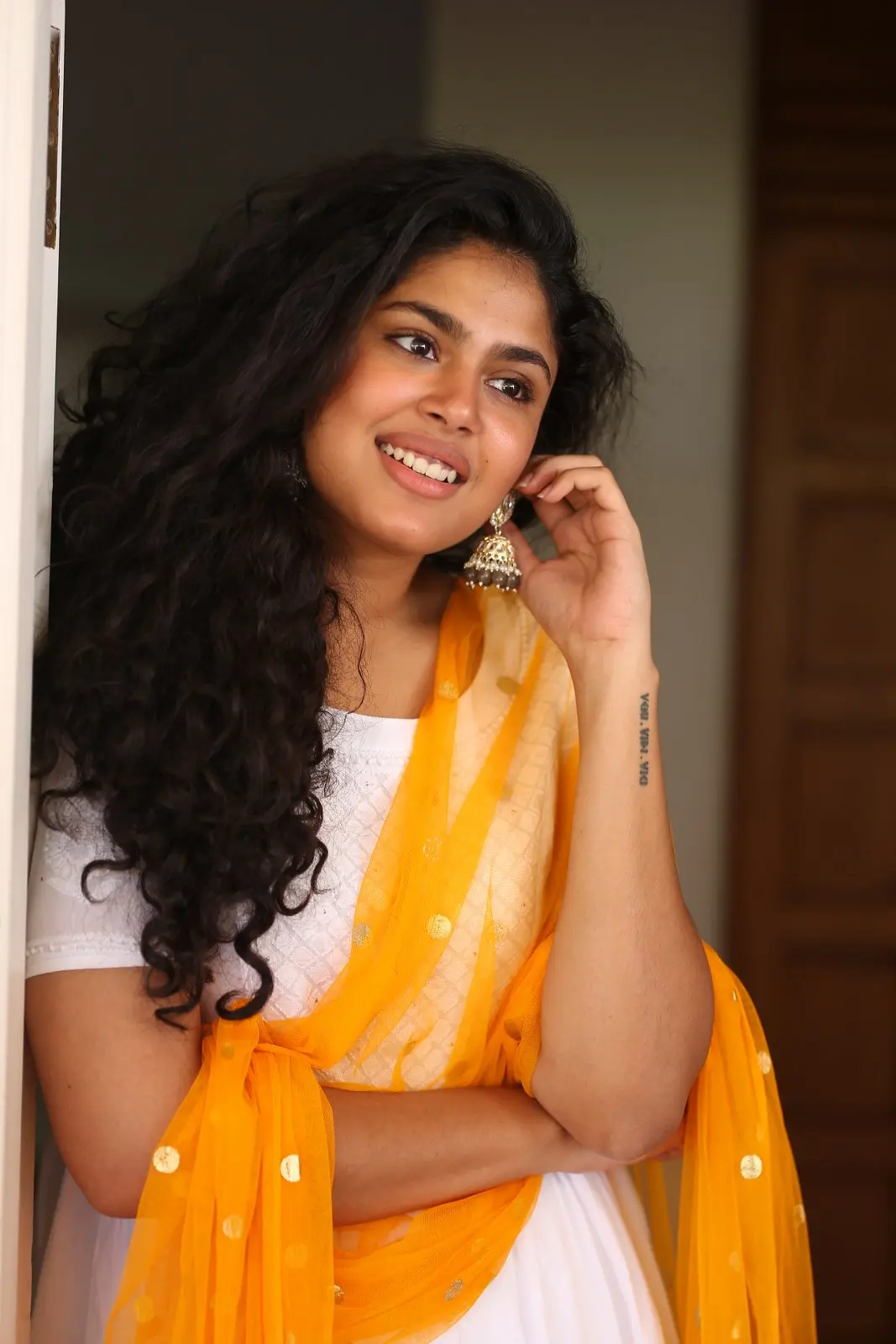 Faria Abdullah latest photoshoot in Ravanasura promotions