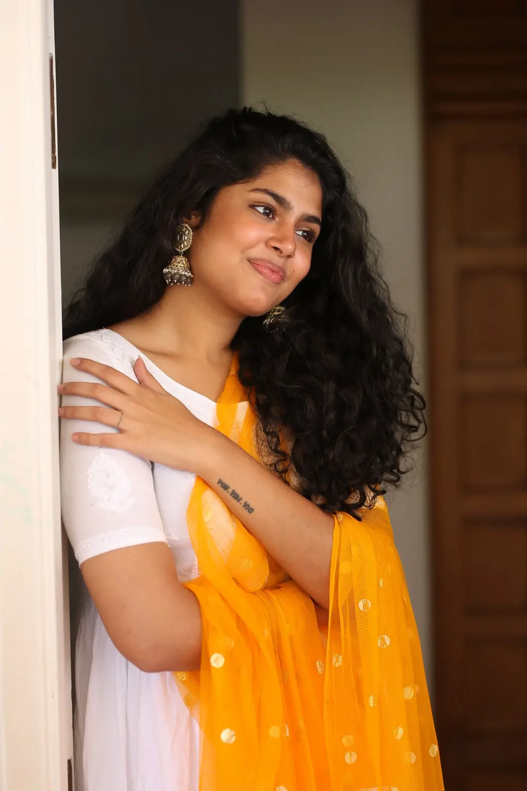 Faria Abdullah latest photoshoot in Ravanasura promotions