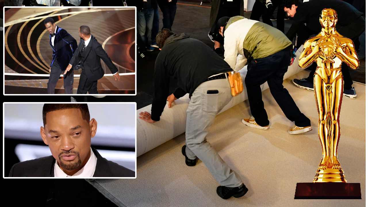 Oscar 2023 : ఆస్కార్ రెడ్ కార్పెట్ మార్చడానికి కారణం విల్ స్మిత్?