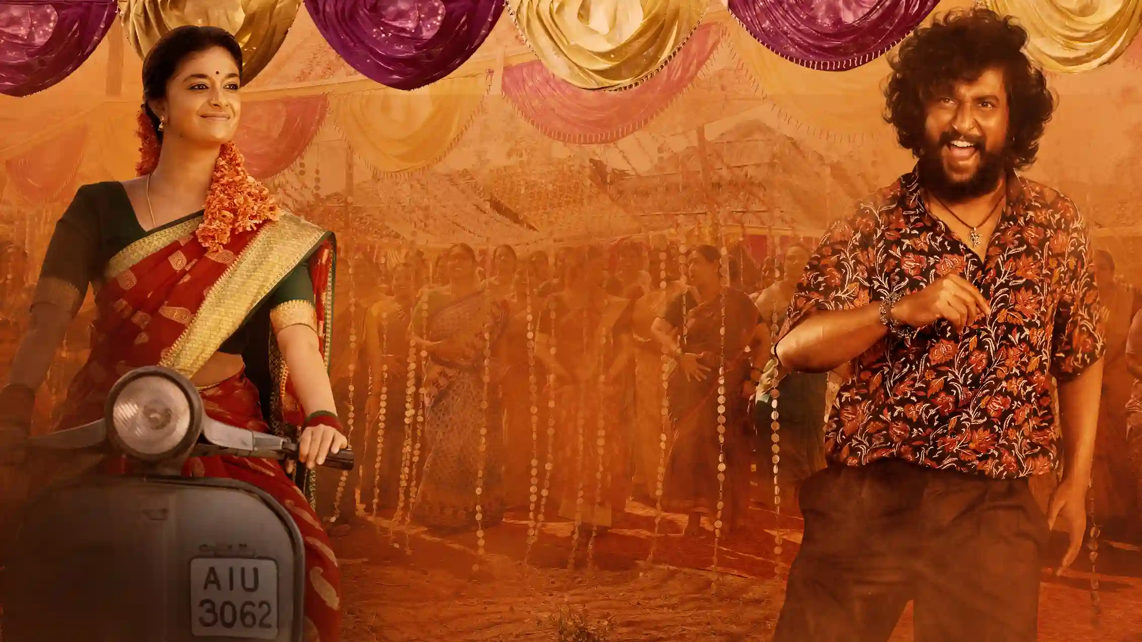 Keerthy suresh stills in nani dasara movie