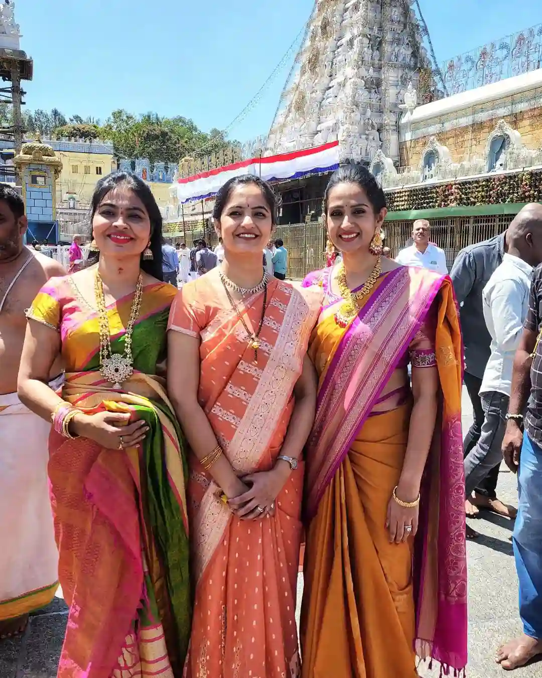 Actress Laya visits Tirumala with Family