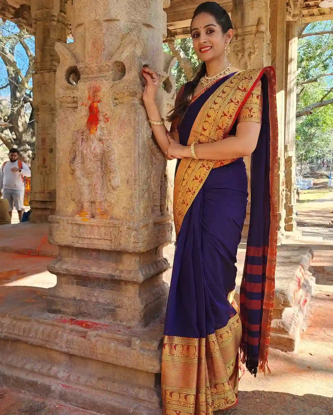 Actress Laya visits Tirumala with Family
