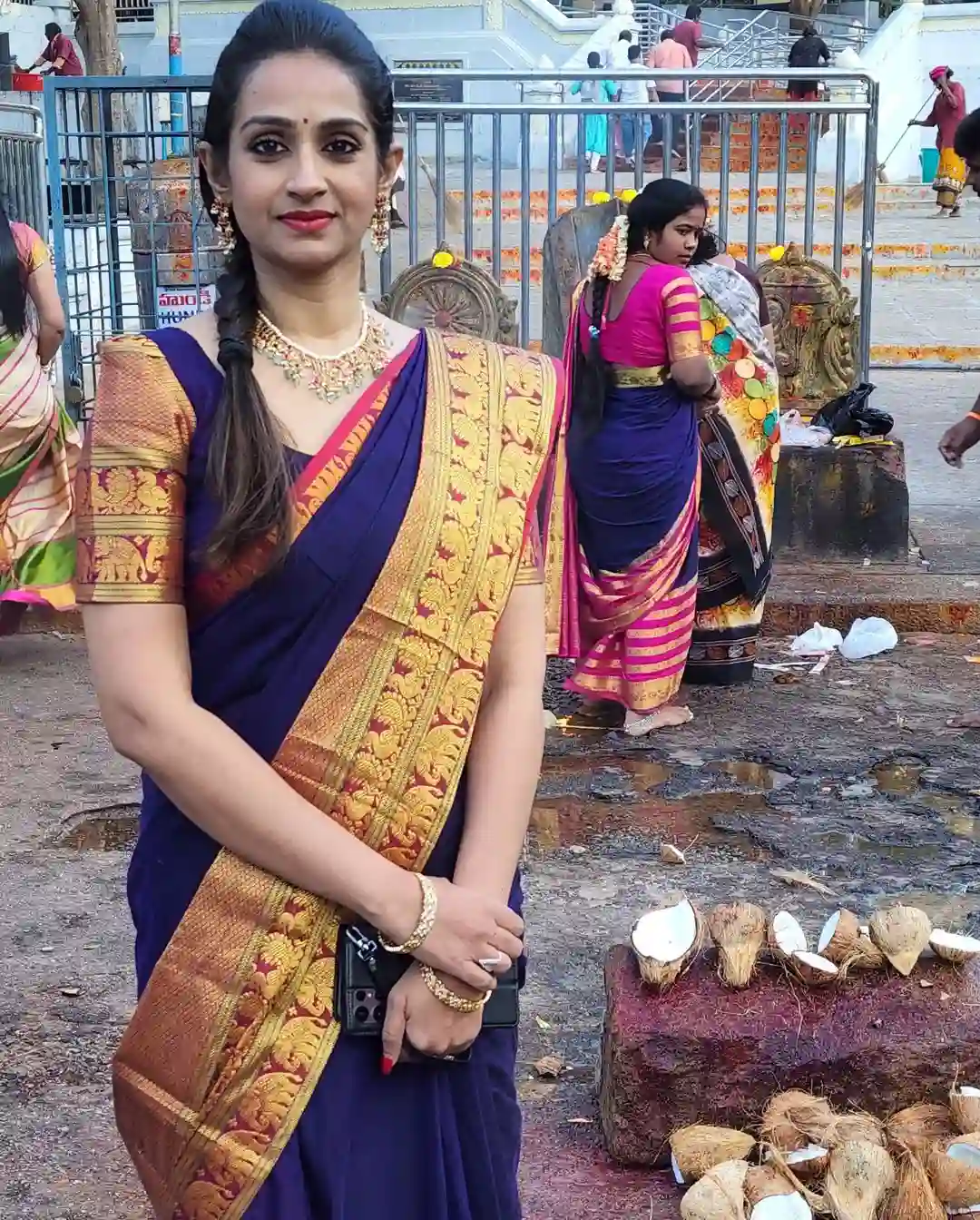 Actress Laya visits Tirumala with Family