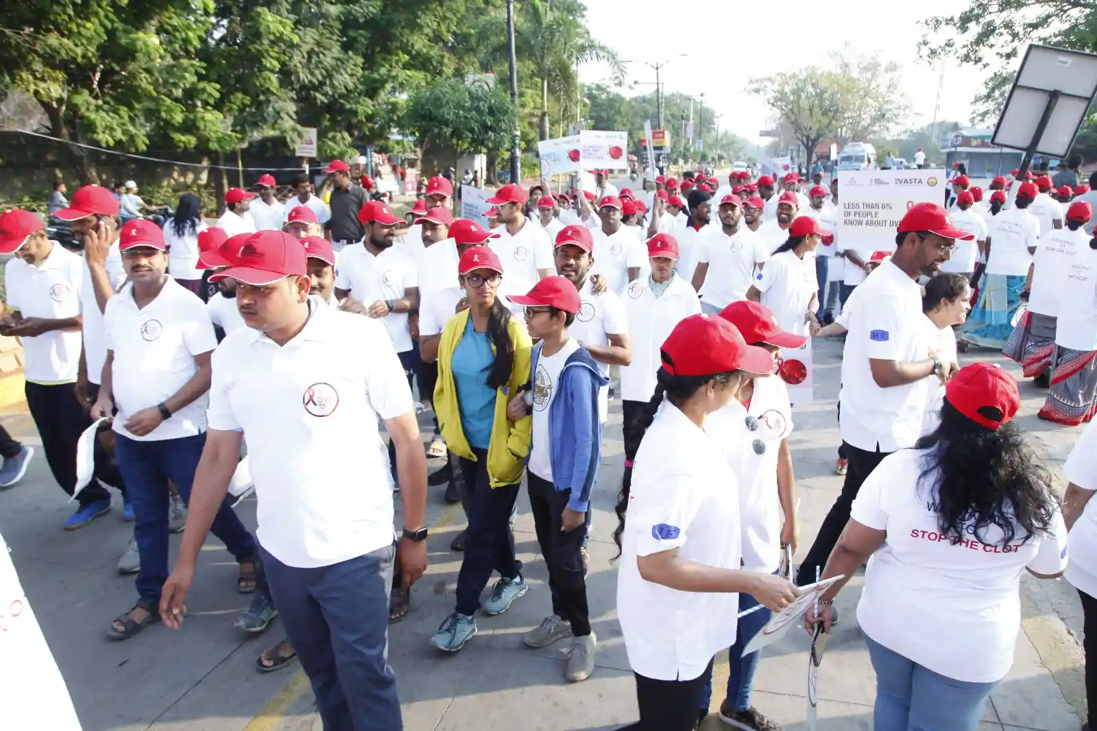 Manchu Lakshmi participated in DVT Walk Event at Hyderabad