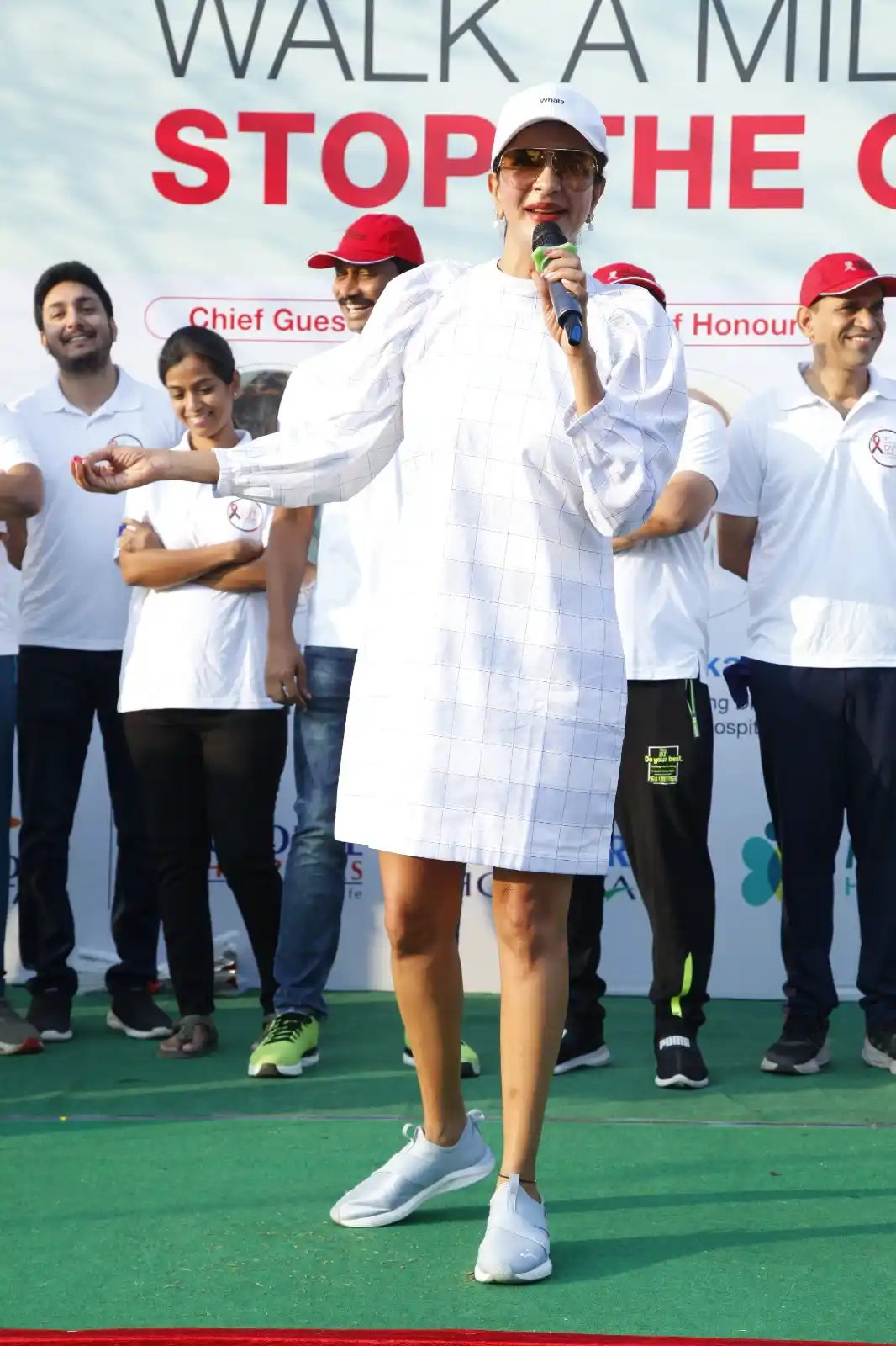 Manchu Lakshmi participated in DVT Walk Event at Hyderabad