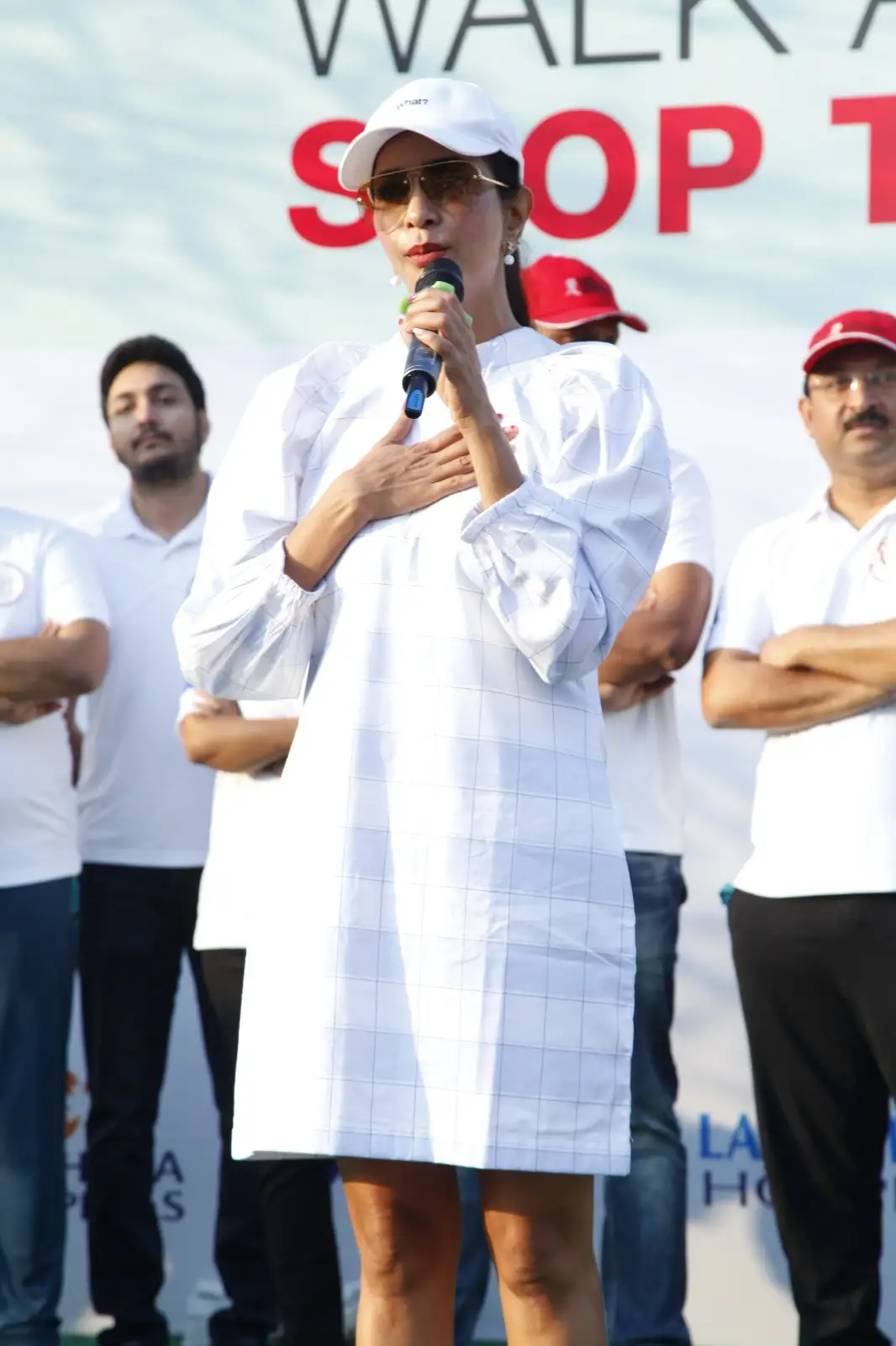 Manchu Lakshmi participated in DVT Walk Event at Hyderabad