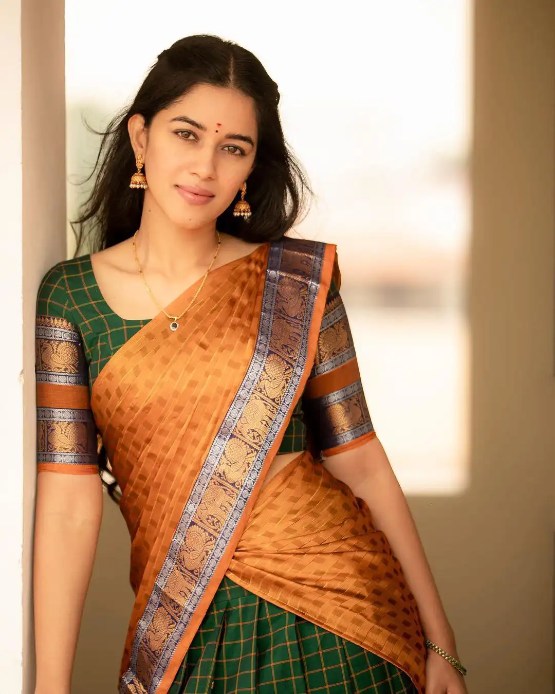 Mirnalini Ravi special Half Saree Phots for Ugadi