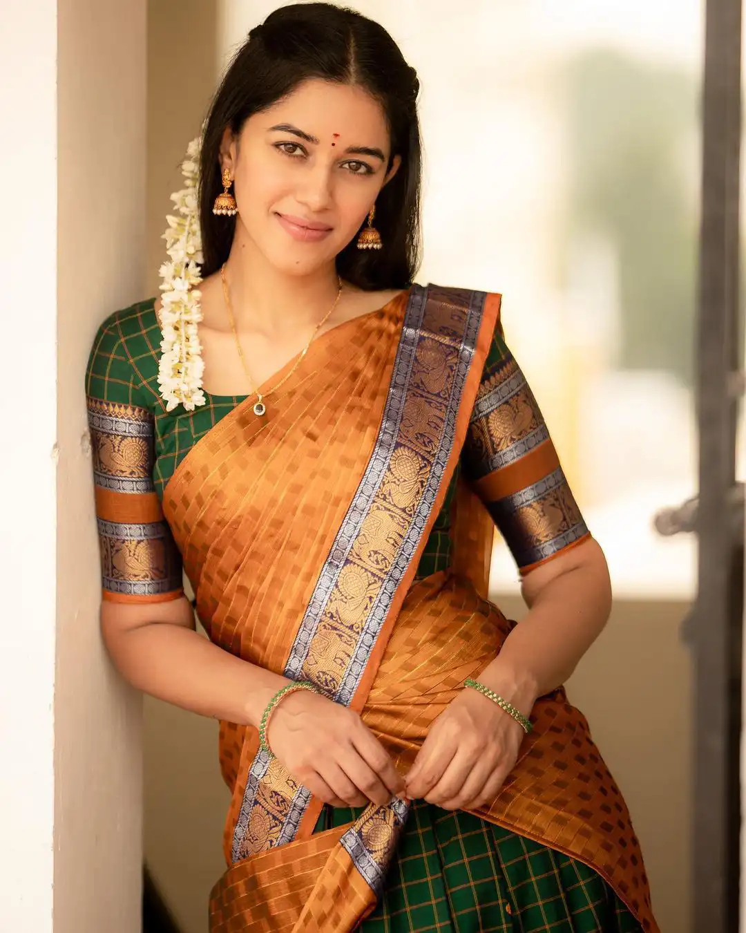 Mirnalini Ravi special Half Saree Phots for Ugadi