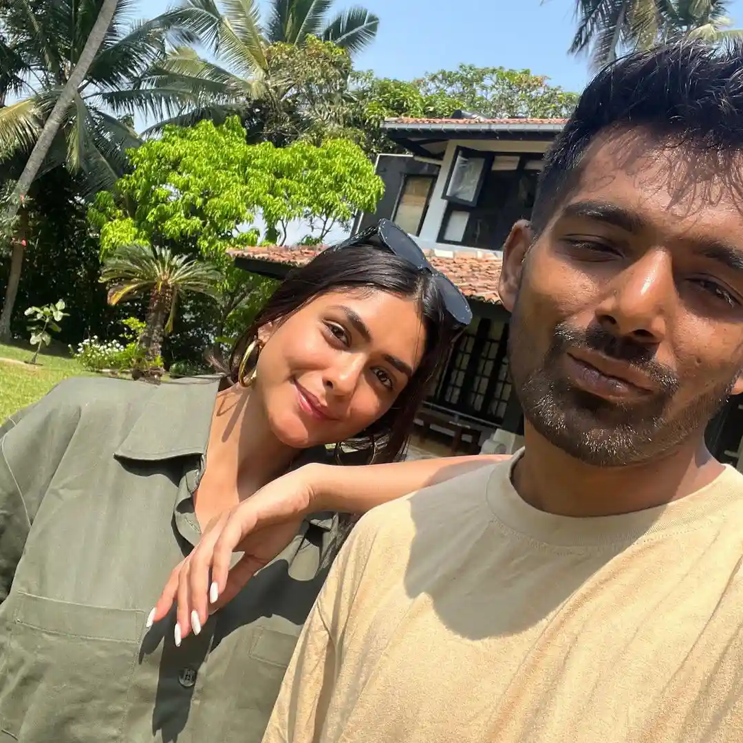 Mrunal Thakur enjoying holiday vacation trip