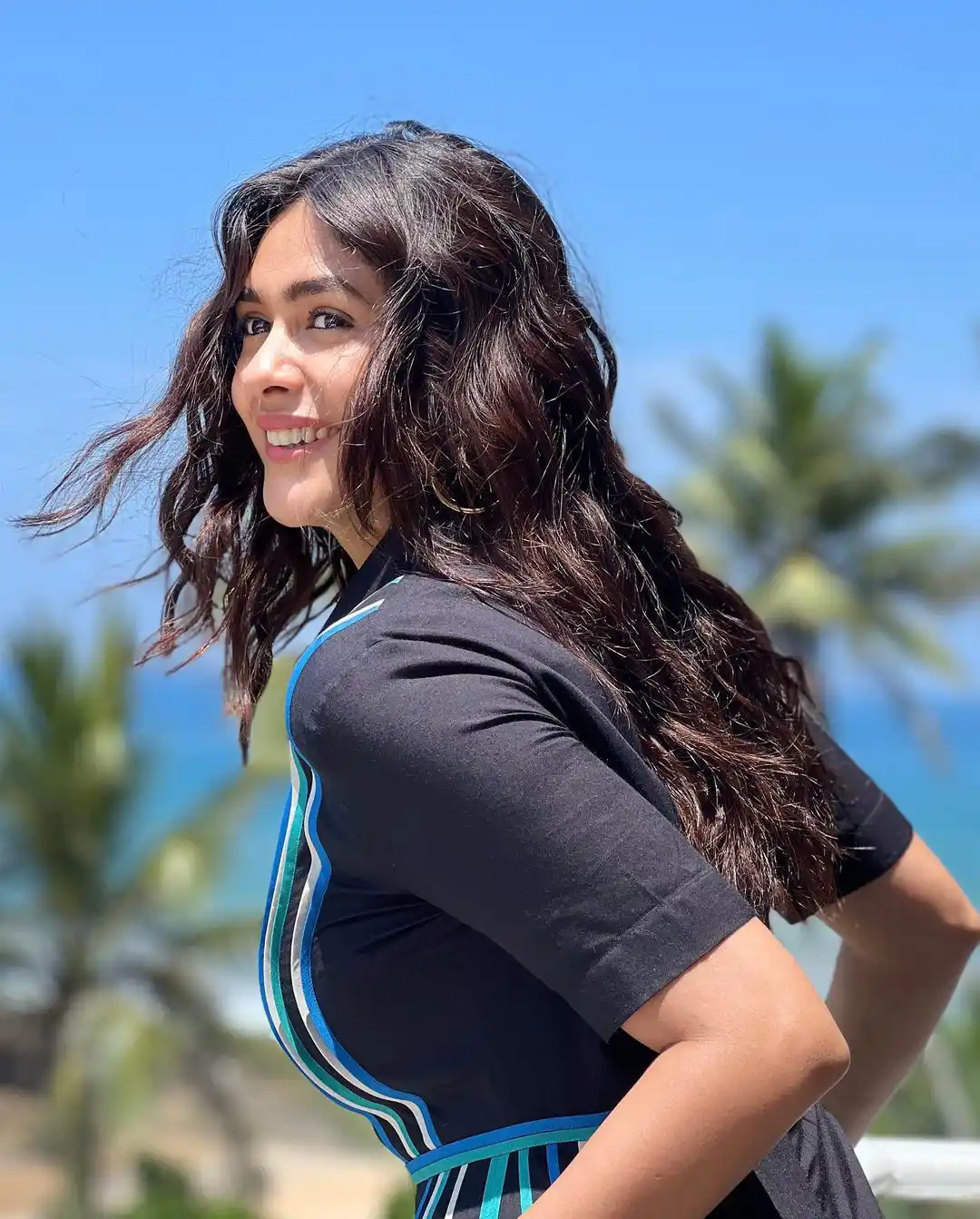 Mrunal Thakur enjoying holiday vacation trip