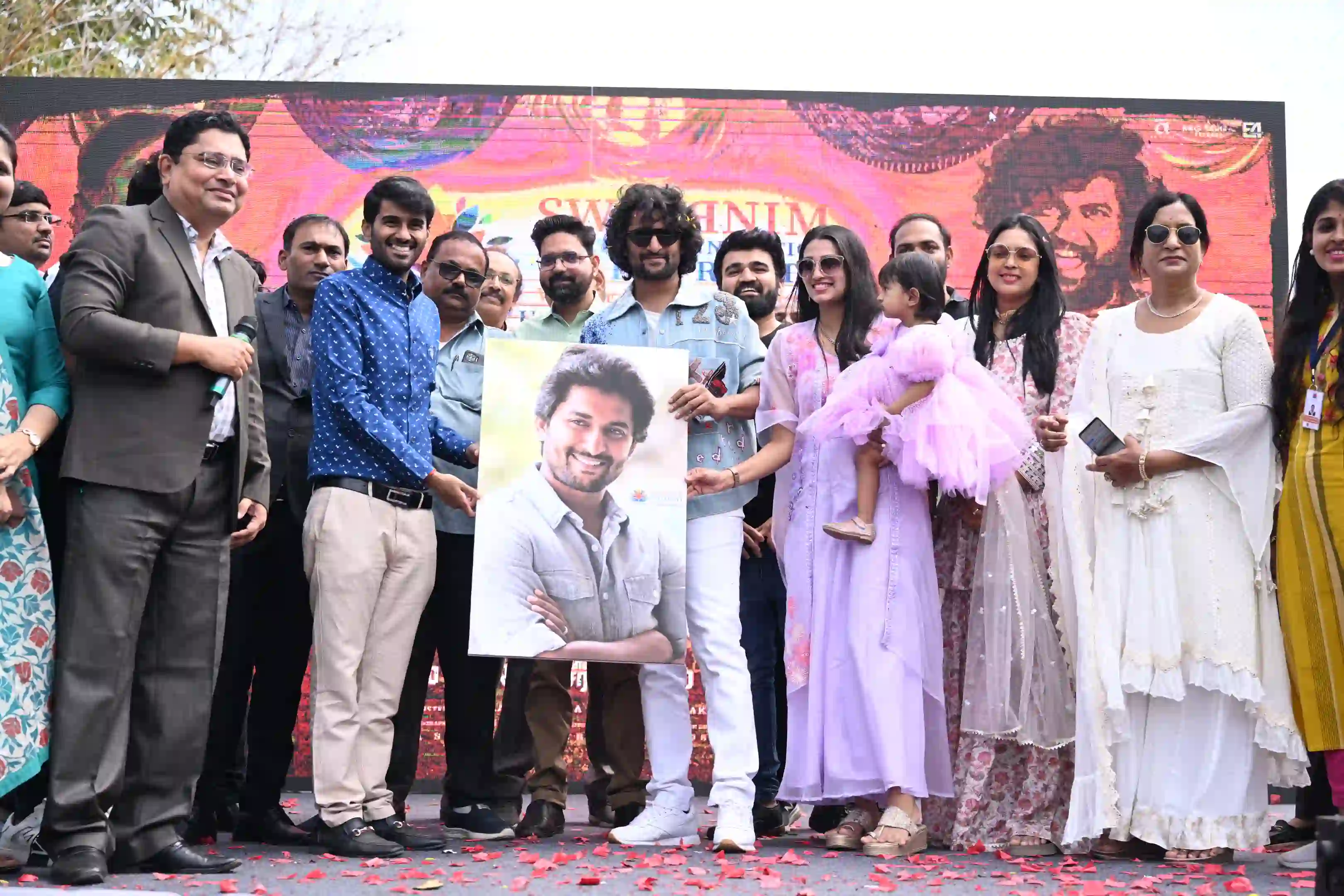 Nani Dasara promotions at Ahmedabad