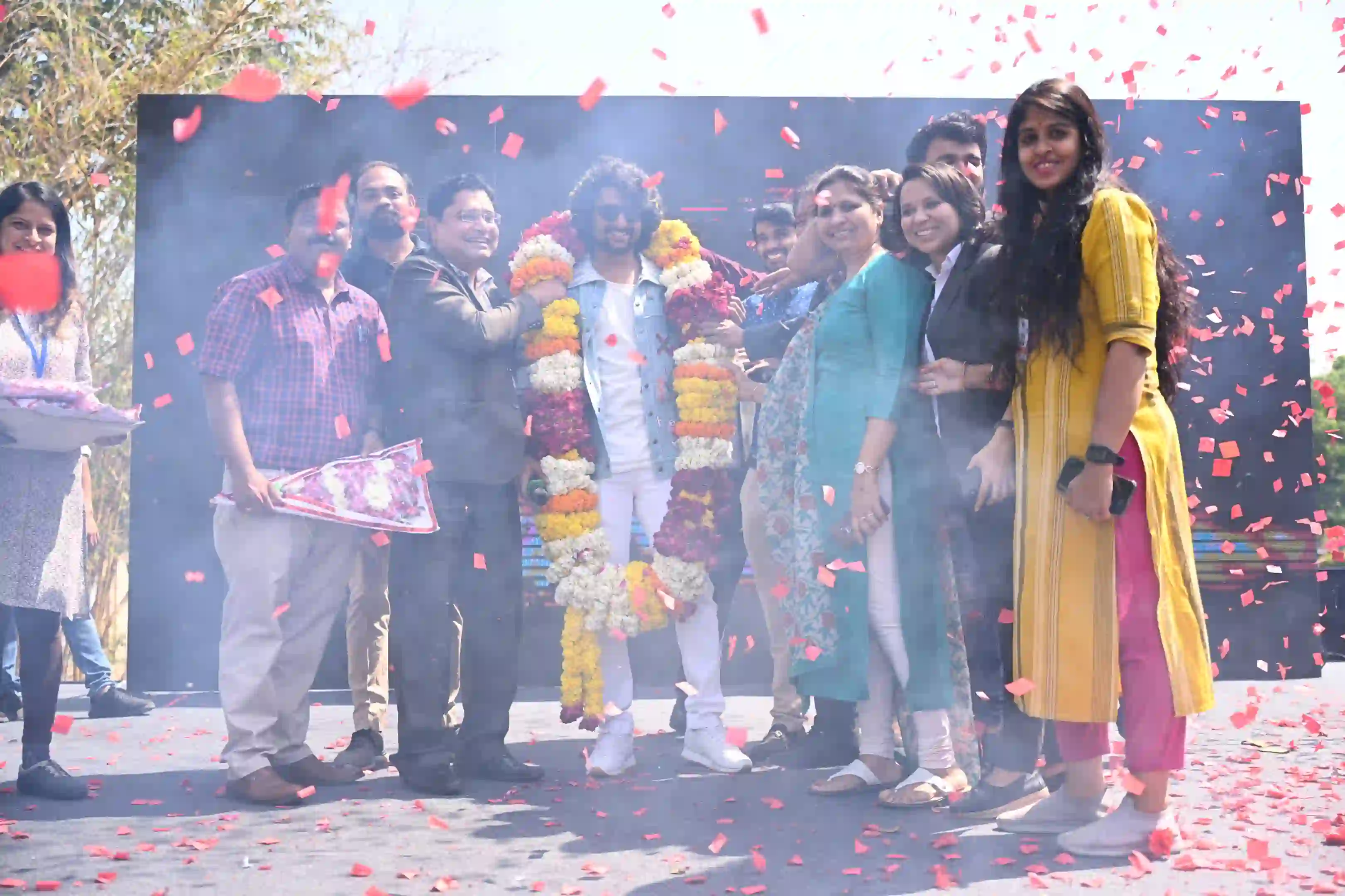 Nani Dasara promotions at Ahmedabad