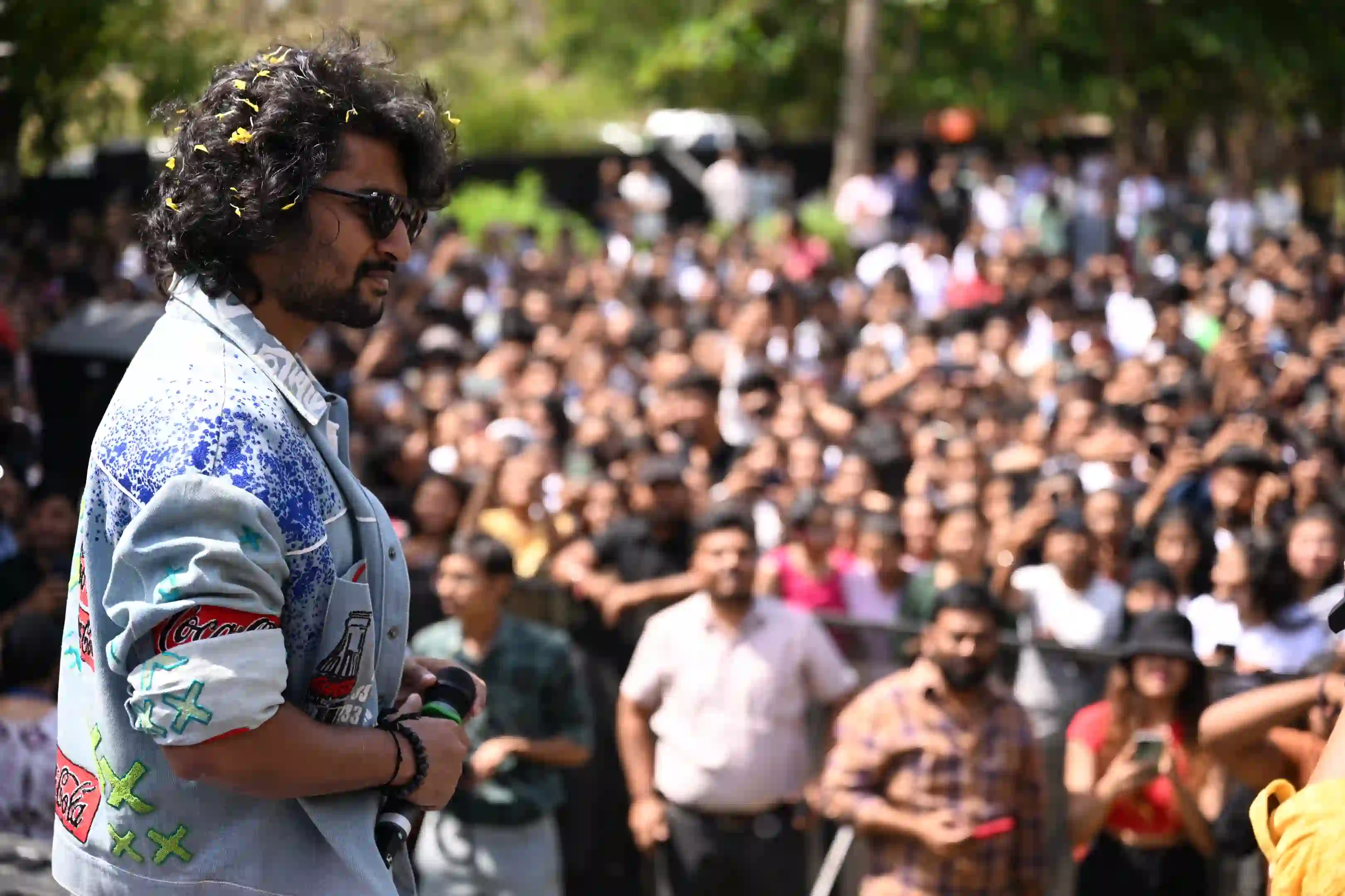 Nani Dasara promotions at Ahmedabad