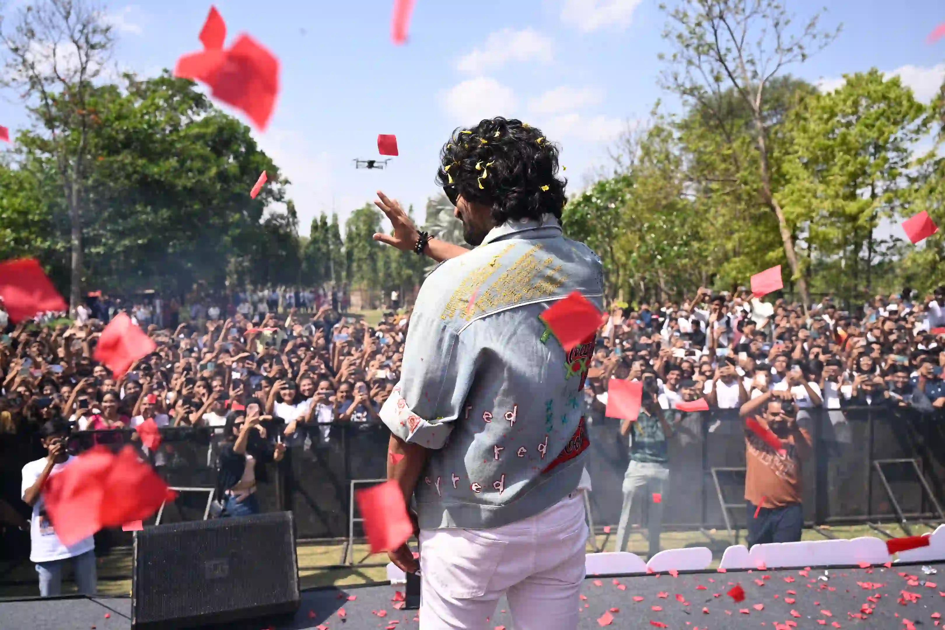 Nani Dasara promotions at Ahmedabad