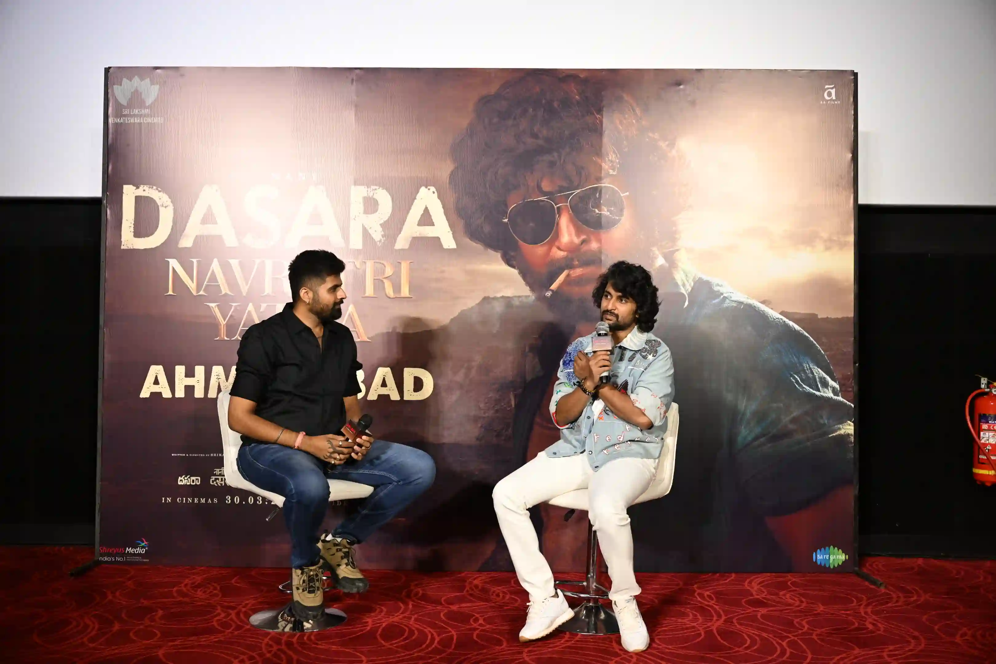 Nani Dasara promotions at Ahmedabad
