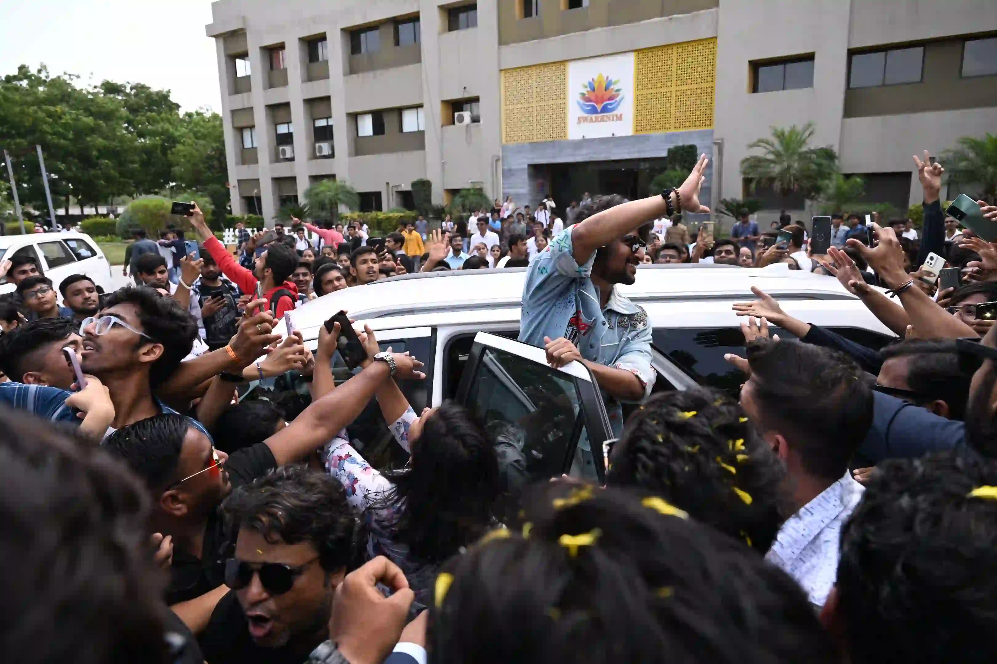 Nani Dasara promotions at Ahmedabad